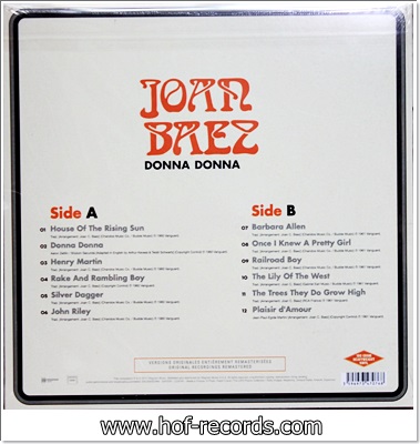 Joan Baez - Donna Donna 1Lp N.