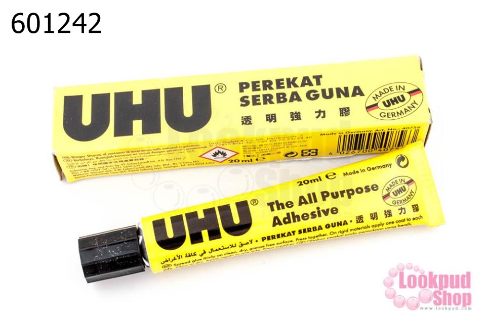 กาว UHU หลอดเหลือง (1หลอด/20ml)