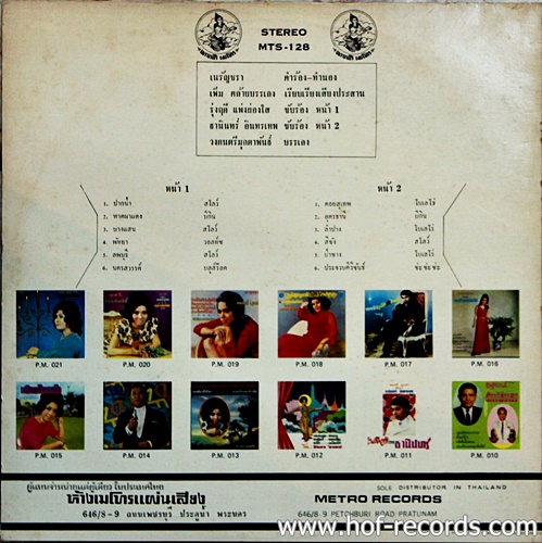 LP ธานินทร์ อินทรเทพ - ถิ่นไทยงาม ปก VG++ แผ่น VG++