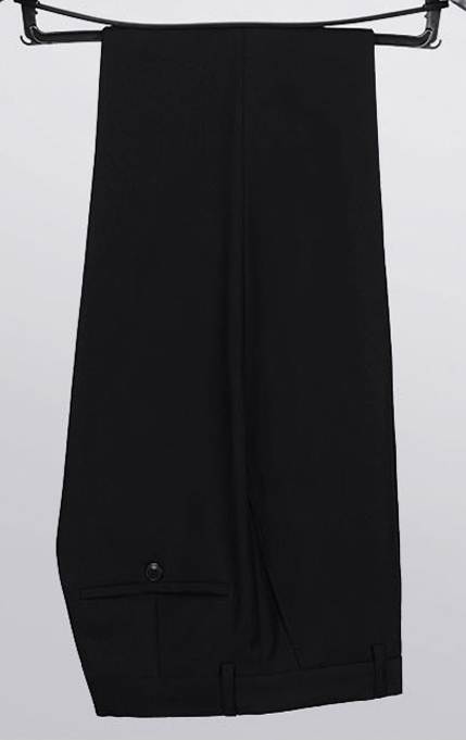 ชุดเสื้อสูท คอจีน oversizeชาย กระดุมดำ เสื้อ+กางเกง Size No.36 38 40 42 44 46 48 50 52 ดำ