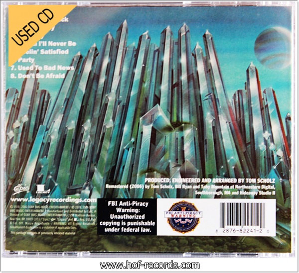 Boston - Don't Look Back (USA) Used Cd VG++