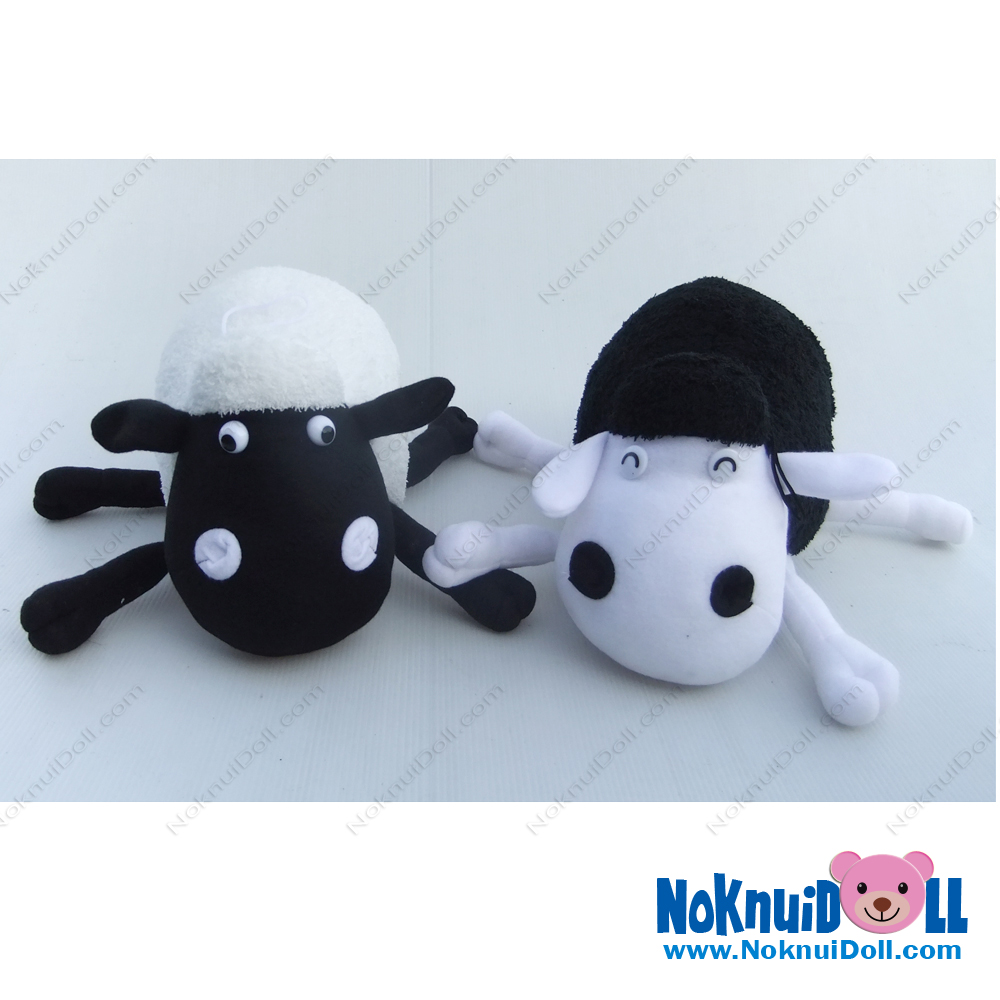 ตุ๊กตา แกะขาอ่อน Little Sheep ผ้าขนหนู เล็กพิเศษ-ยาว9.5นิ้ว