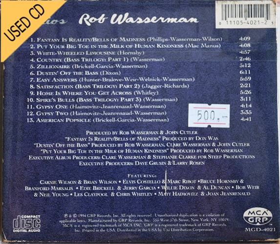 USED CD Rob Wasserman - Trios