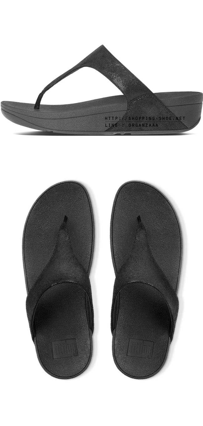Fitflop Shimmy Suede Black Glimmer ของแท้ นำเข้าจาก USA และ UK
