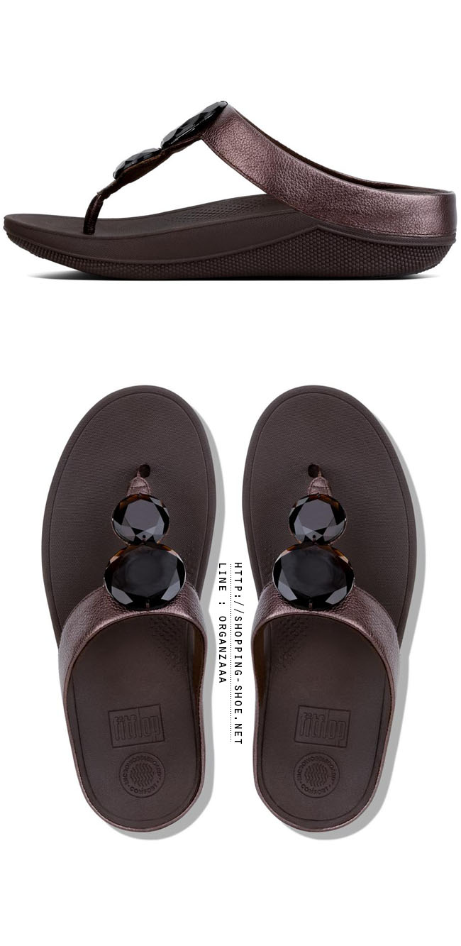Fitflop Luna Pop Bronze ของแท้ นำเข้าจาก USA และ UK