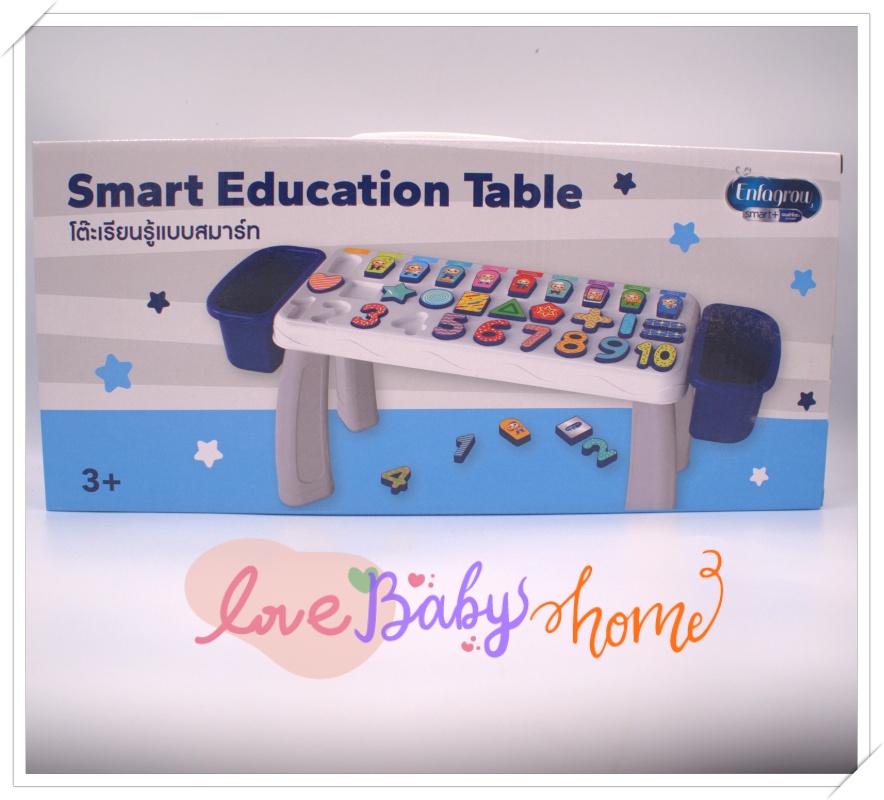 โต๊ะเรียนรู้ โต๊ะบล็อคต่อ Education Table ของเล่นเด็ก