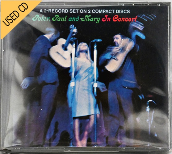 Used CD Peter Paul & Mary - In Concert - 2 Disc set
