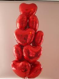 ลูกโป่งฟลอย์รูปหัวใจ สีแดง ไซส์กลาง 24 นิ้ว - Heart Shape Balloon 24" Red Color / Item No.TL-G016