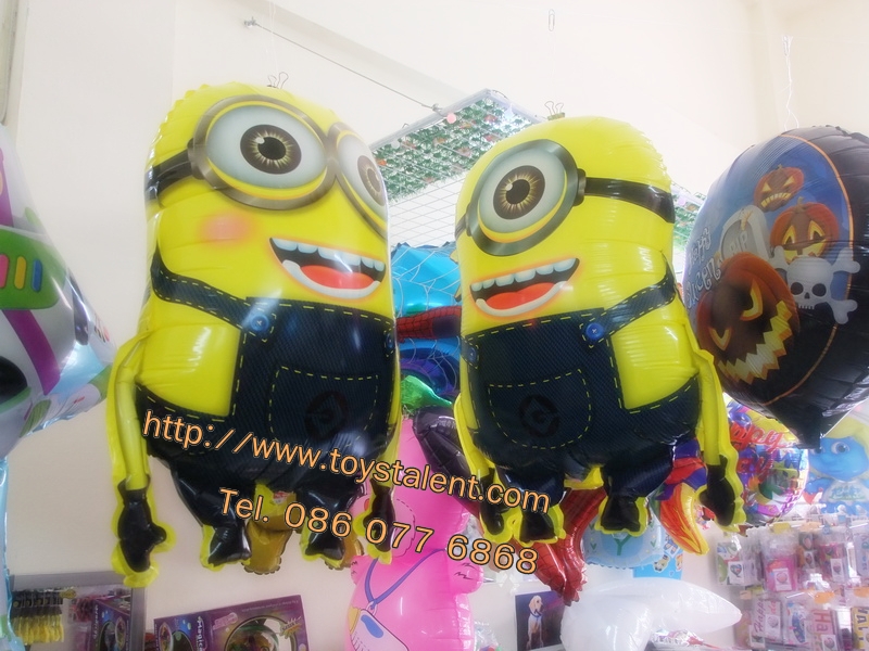ลูกโป่งฟลอย์ Minion ตาเดียว - Minion One eyed Foil Balloon / Item No.TL-A043