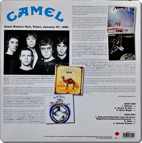 Camel - Nosei Nenkin, Tokyo,January, 1980