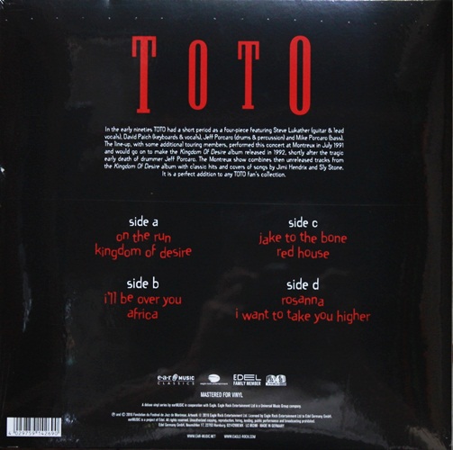 Toto - Live At Montrenx 2Lp N.