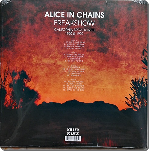 Alice In Chains - Freakshow California Broadcasts 1990&1992 2Lp New