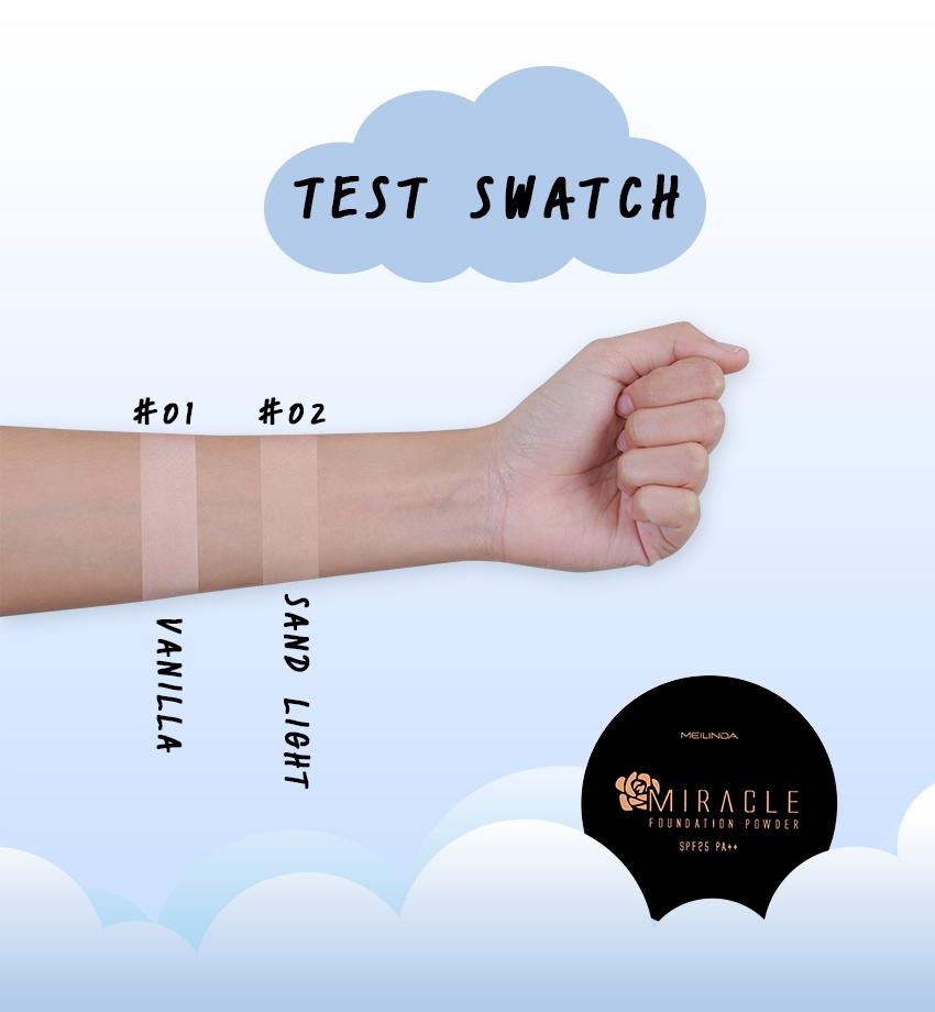Miracle Foundation Powder แป้งผสมรองพื้น เมลินดา