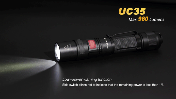 ไฟฉาย Fenix UC35 แถมแบต