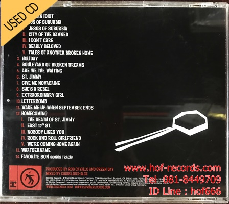 Green Day - American Idiot (๋ US) Used CD 1 CD VG++