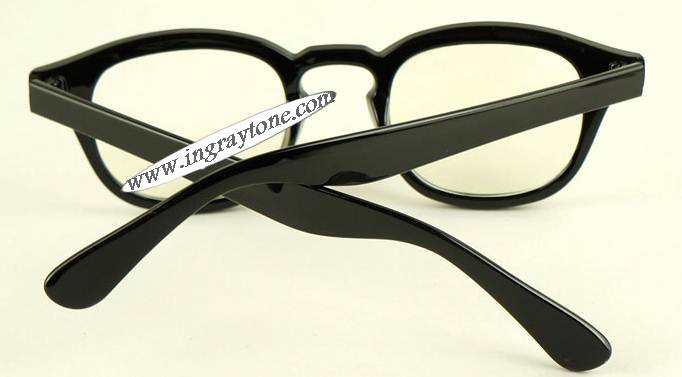 SALE แว่นตาแฟชั่น เรโทร วินเทจ แบบรีเล็ก แนวmos (ดำเงา กระดำ ดำด้าน)