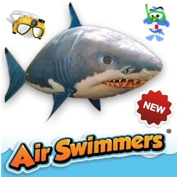 Air Swimmer - Flying Shark Fish ปลาฉลามบอลลูน พร้อมรีโมทไม่รวมก๊าซฮีเลียม