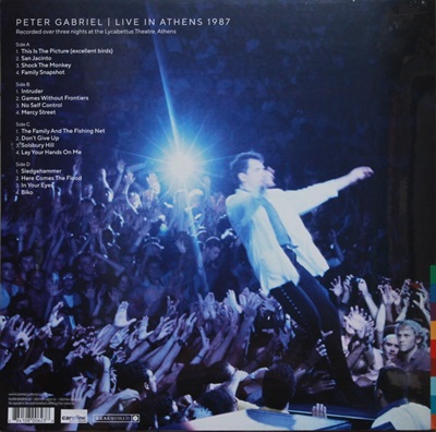 Peter Gabriel - Live In Athens 2Lp N.