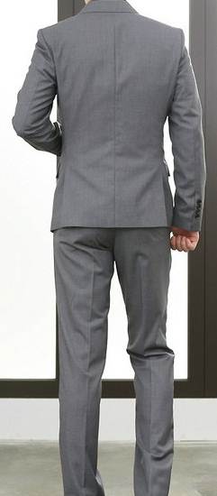 ฟรี เน็กไท!ชุดสูทงานแต่ง ชุดไปงานแต่งชาย กางเกงสไตล์อังกฤษ ปกเปิดมาตรฐาน กระดุม1เม็ด 2เม็ด Size No.34 36 38 40 42 44