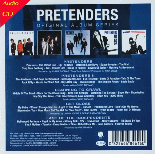 Pretenders Boxset 5 Cd N.