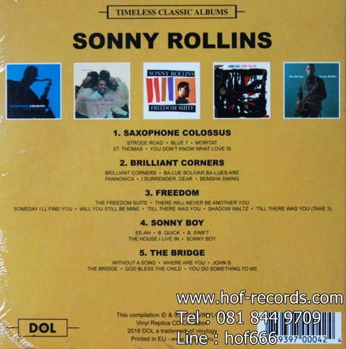 Sonny Rollins - Timeless Classic 5cd N.
