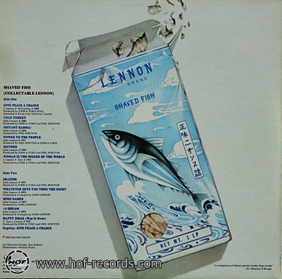 John Lennon - Shaved fish 1971 1lp