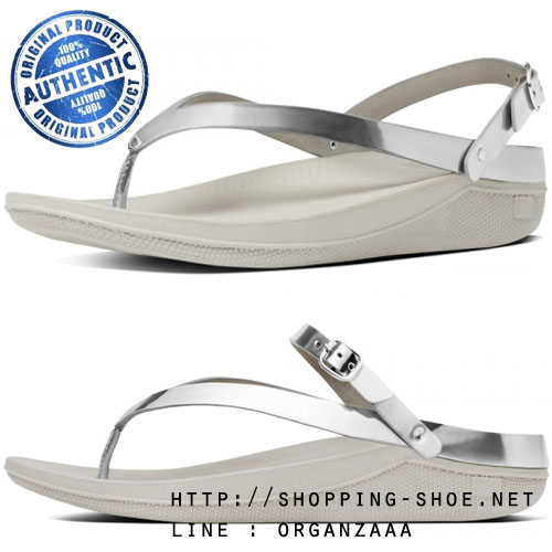 Fitflop Flip Leather Silver Mirror ของแท้ นำเข้าจาก USA และ UK