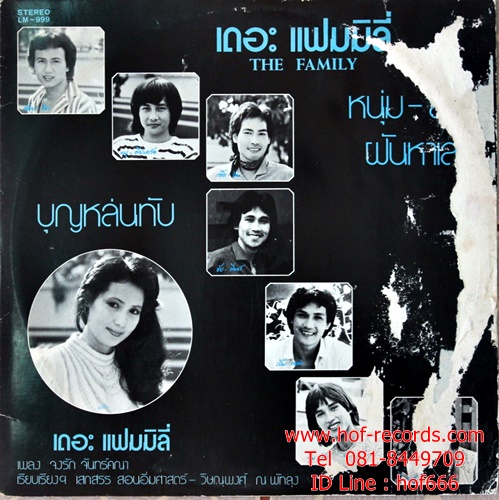 LP เดอะ แฟมิลี่ The Family ปก VG แผ่น NM