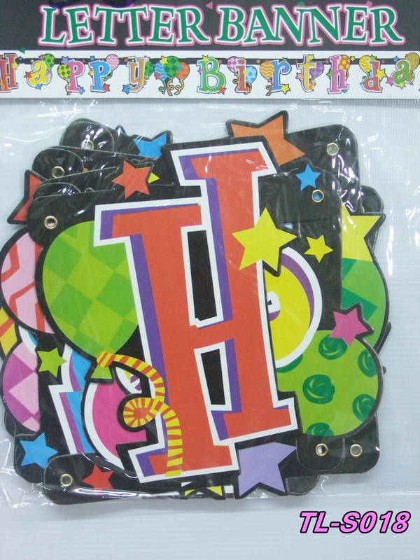 ธงประดับงาน Happy Birthday / Item No. TL-S018