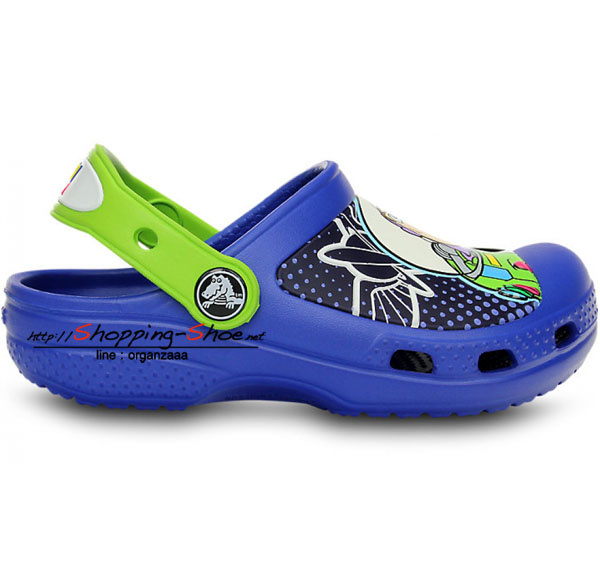Creative Crocs Woody & Buzz Clog - Cerulean Blue ของแท้ Outlet ไทยและอเมริกา