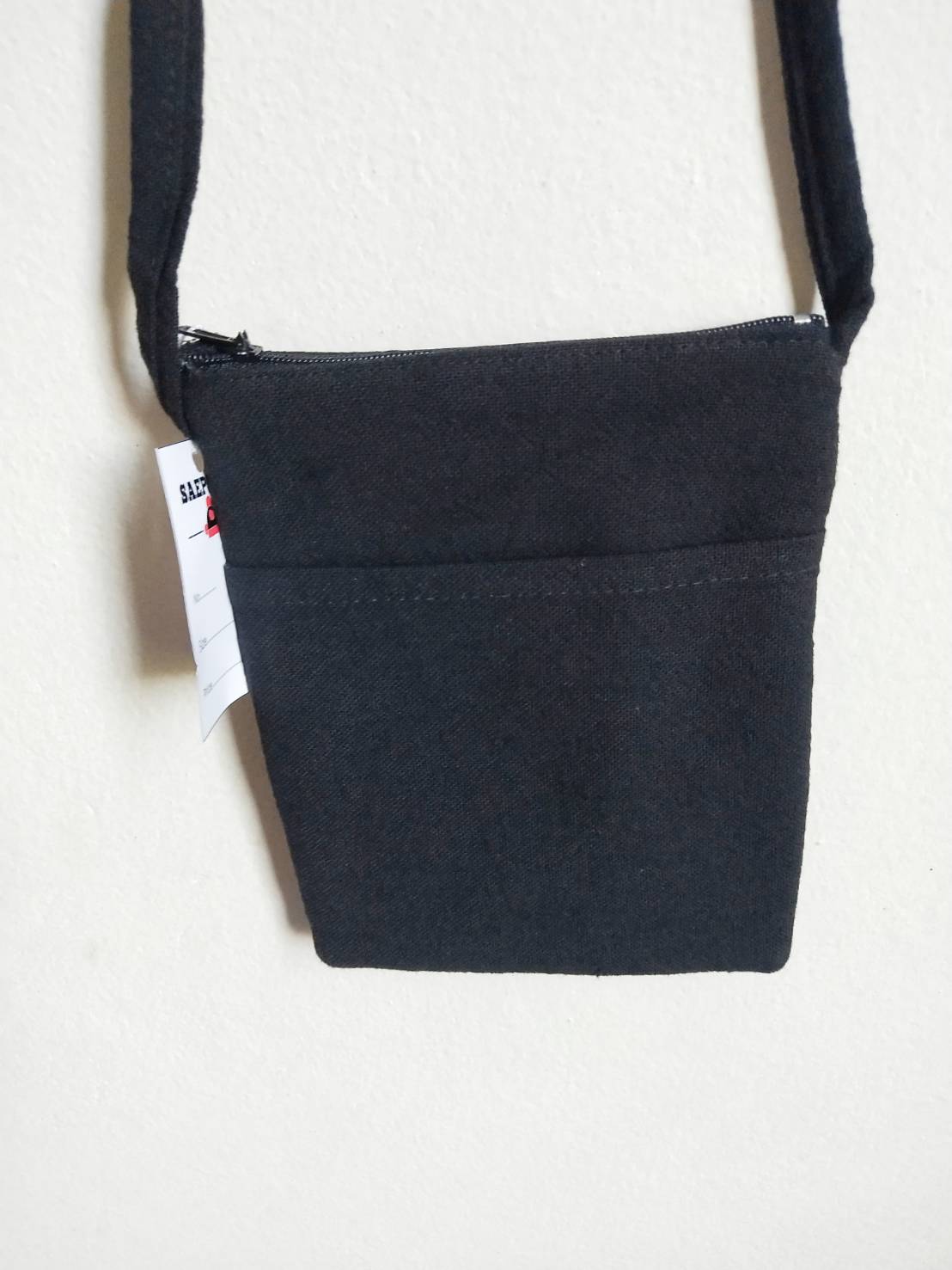 P415 กระเป๋าสตางค์สะพายข้างสายยาว ลายช้าง