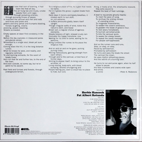 Herbie Hancock - Fat Albert Rotunda 1Lp New