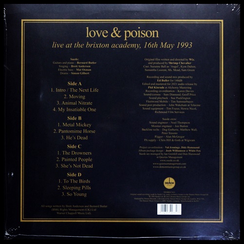 Suede - Love & Poison 2Lp N.