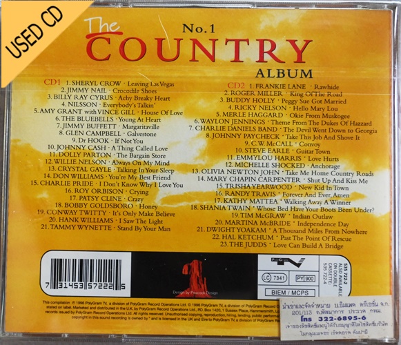 USED CD The Country Alblum No.1 ( 2 CD )