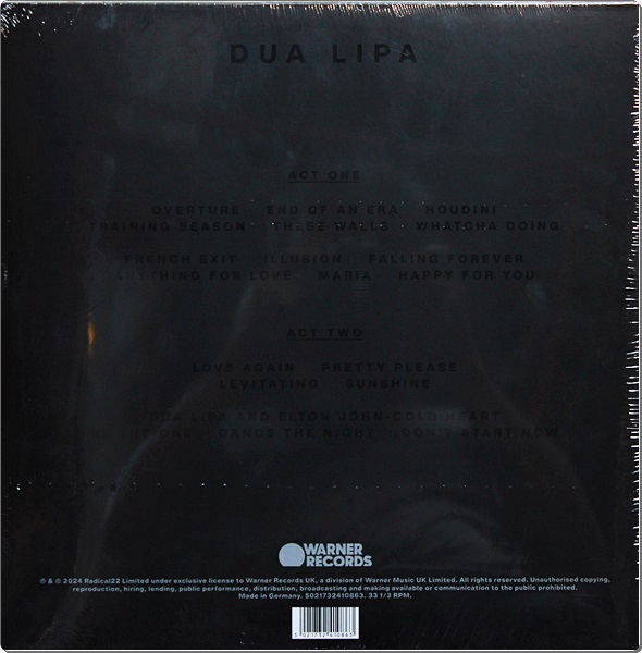 Dua Lipa - Live From The Royal Albeart Hall 2Lp New
