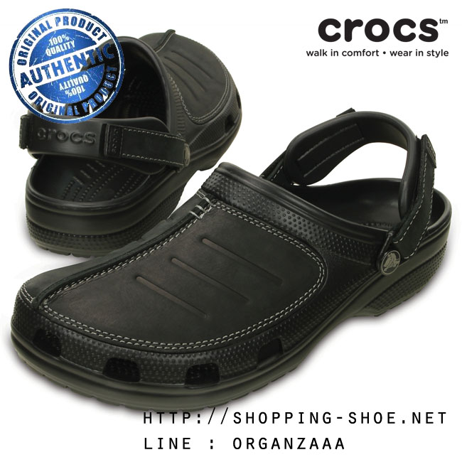 Crocs Yukon Mesa Clog - Black ของแท้ Outlet ไทยและอเมริกา