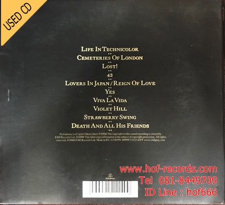 Coldplay - Vival Lavida ( EU ) Used CD 1 Dise VG++