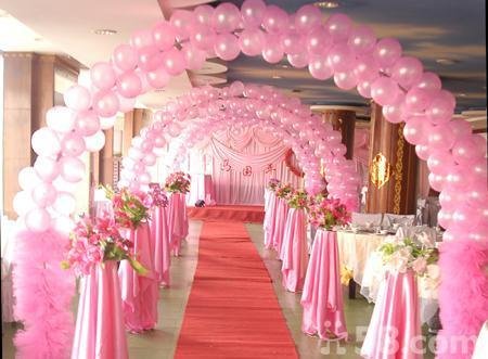 ลูกโป่งกลม เนื้อมุก สีชมพูอ่อน ไซส์ 6 นิ้ว แพ็คละ 10 ใบ (Pearl Light Pink Round Balloon Size 6')