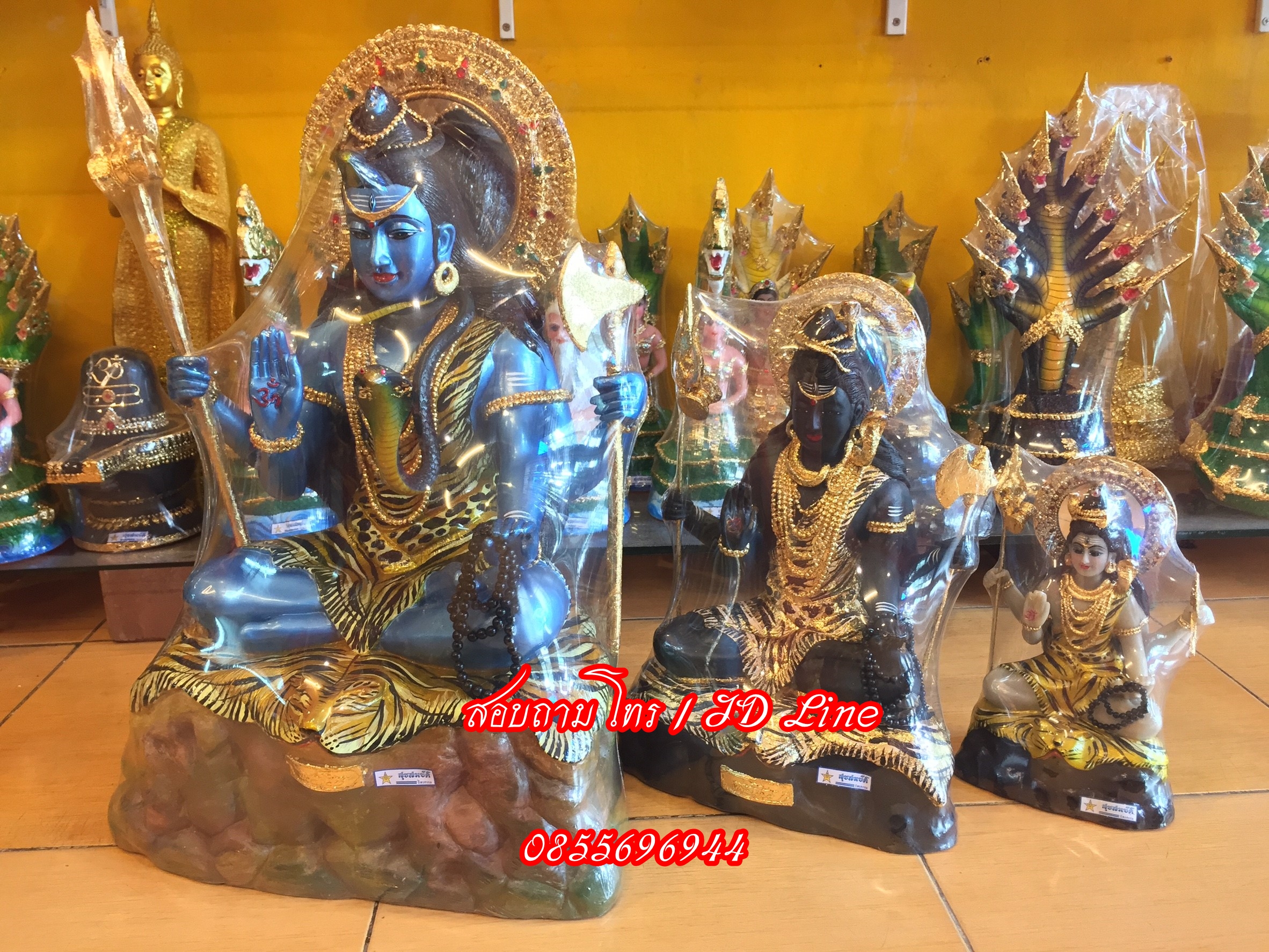 พระศิวะนั่ง หน้าตัก 12" (กายฟ้า)