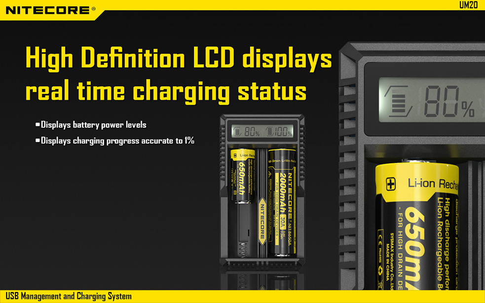 เครื่องชาร์จ Nitecore UM20