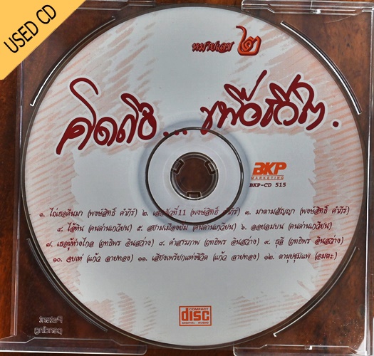 Used CD คิดถึง เพื่อชีวิต - รวมศิลปิเพื่อชีวิต สภาพ แผ่นVG+