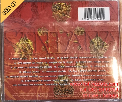 Santana- The Best of (Asia) Used CD 1 Dise VG++