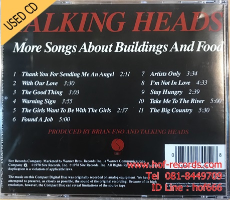 Talking Head - more songs about buildings and food (German) Used CD 1 Dise NM