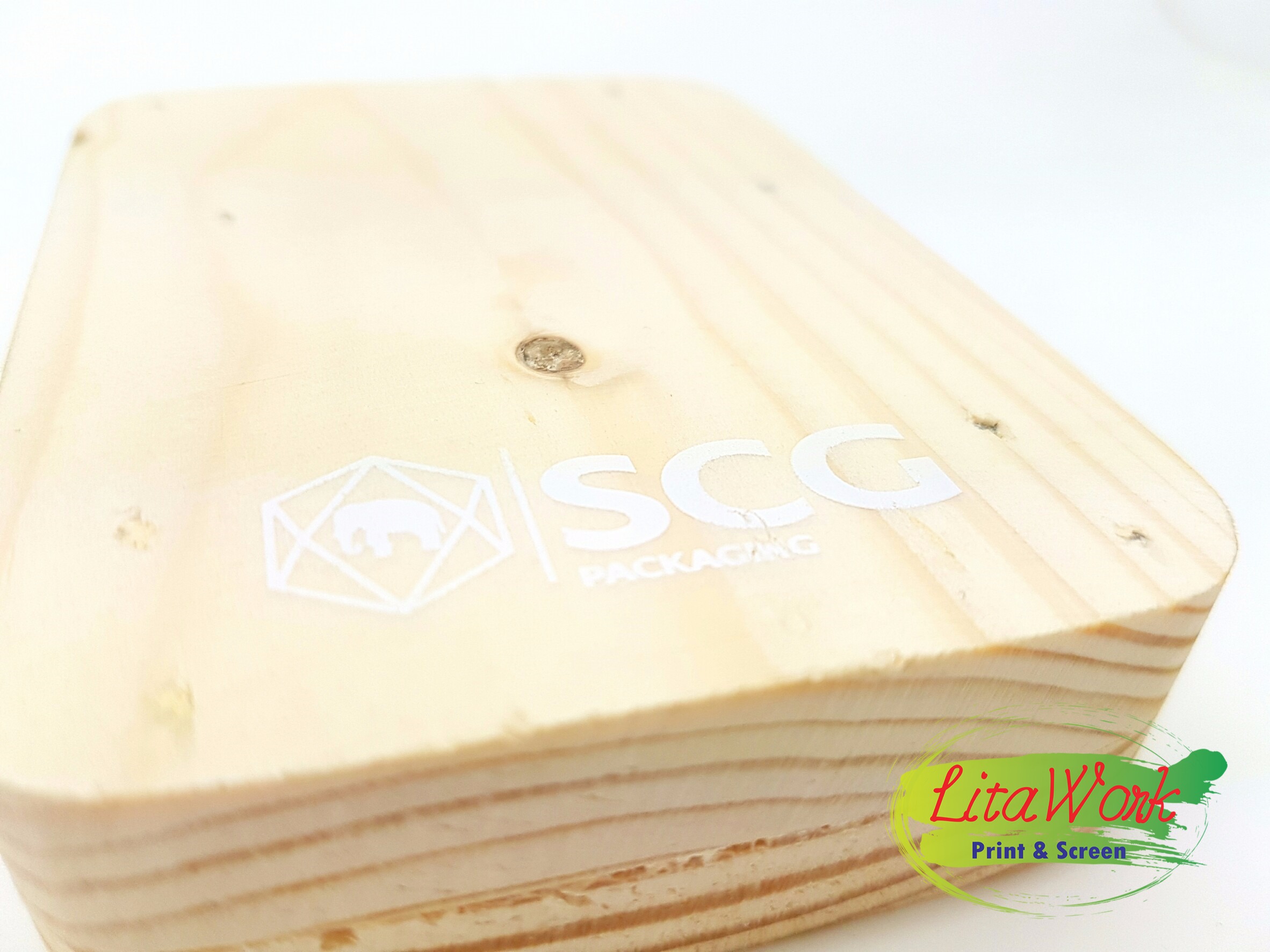 สกรีนไม้ SCG