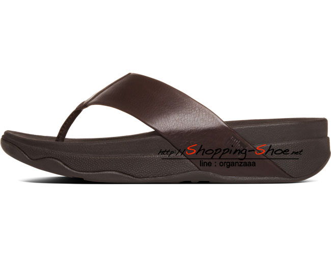 Fitflop Surfa Leather Chocolate Brown ของแท้ นำเข้าจาก USA และ UK