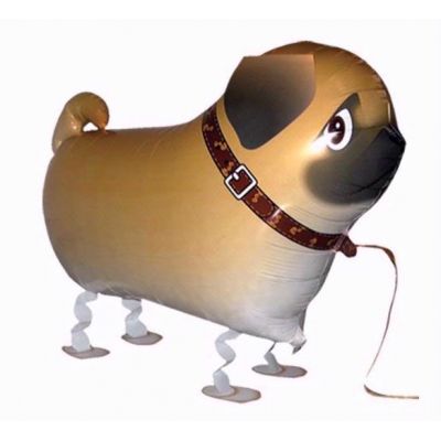 Pug Dog Walking Balloons - น้องหมาปั๊กบอลลูน / Item No. TL-K021