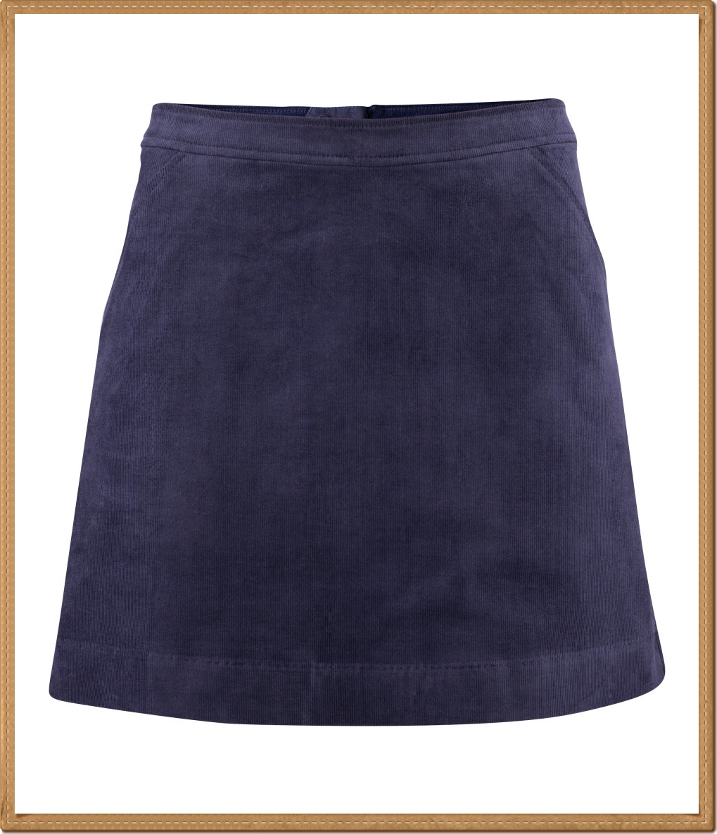 * H&M - กระโปรงทรงเอ สีน้ำเงิน