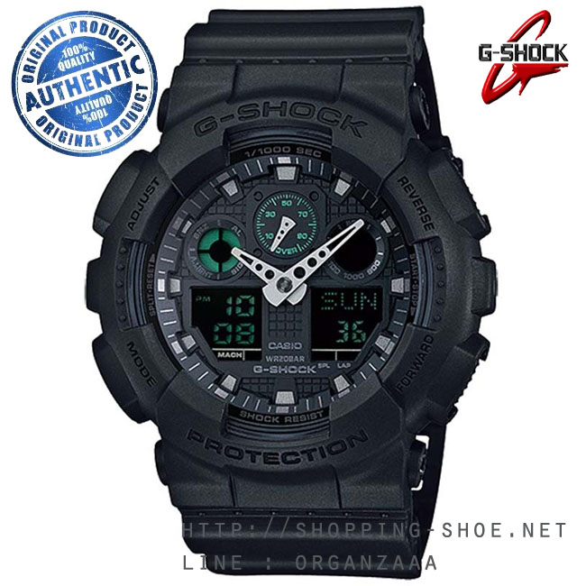 Casio G-Shock รุ่น GA-100MB-1A Military Black Series ของแท้ 100% จากญี่ปุ่น
