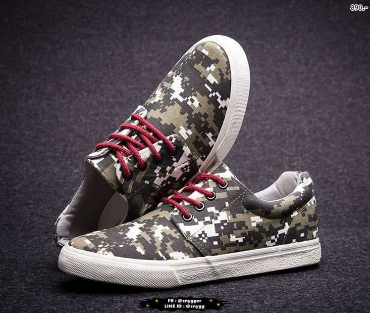 casual shoes ใส่ได้กับทุกสไตล์ () สีเขียว