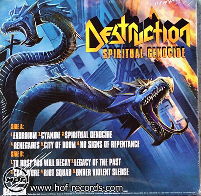 Destruction - Spiritual Genocide 1 LP New